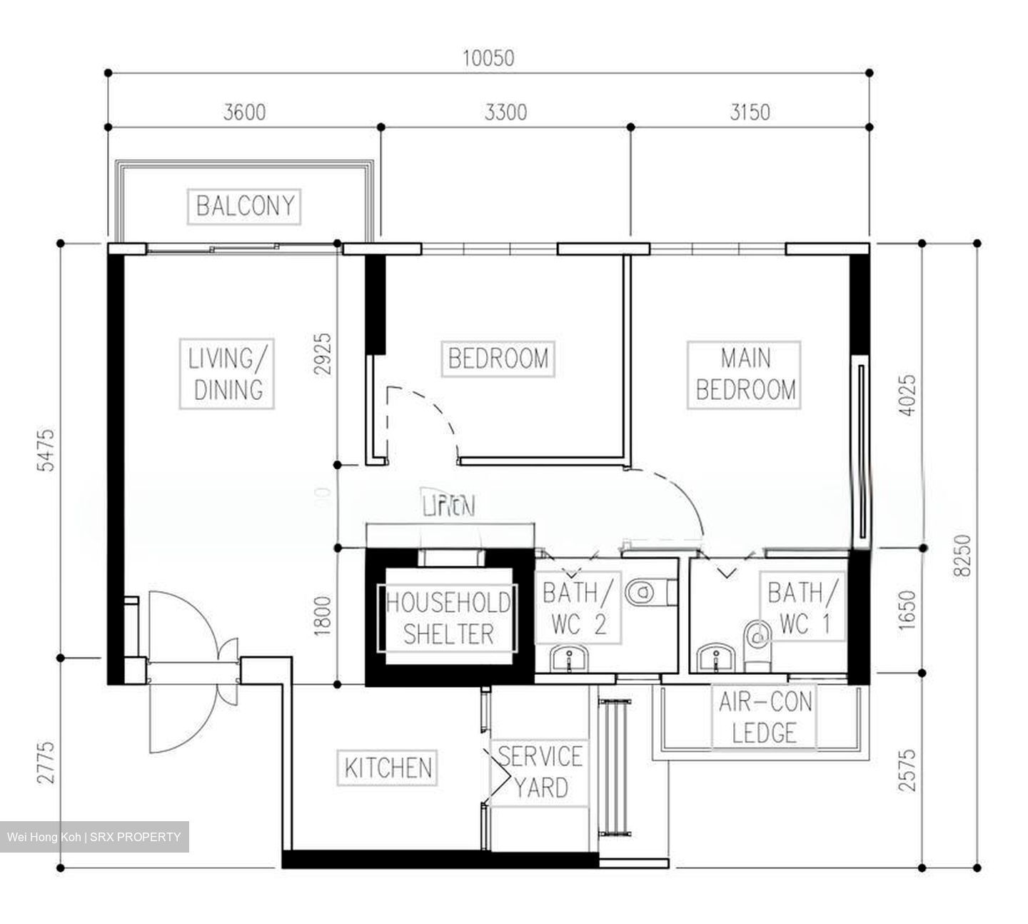 Blk 118A Alkaff Lakeview (Toa Payoh), HDB 3 Rooms #520648791